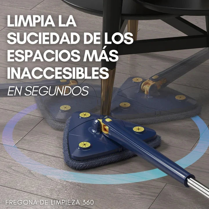 [COMPRA 1 Y LLEVA 2] SuperMop® - Fregona 360º Autoescurrible + 12 Paños de Recambio